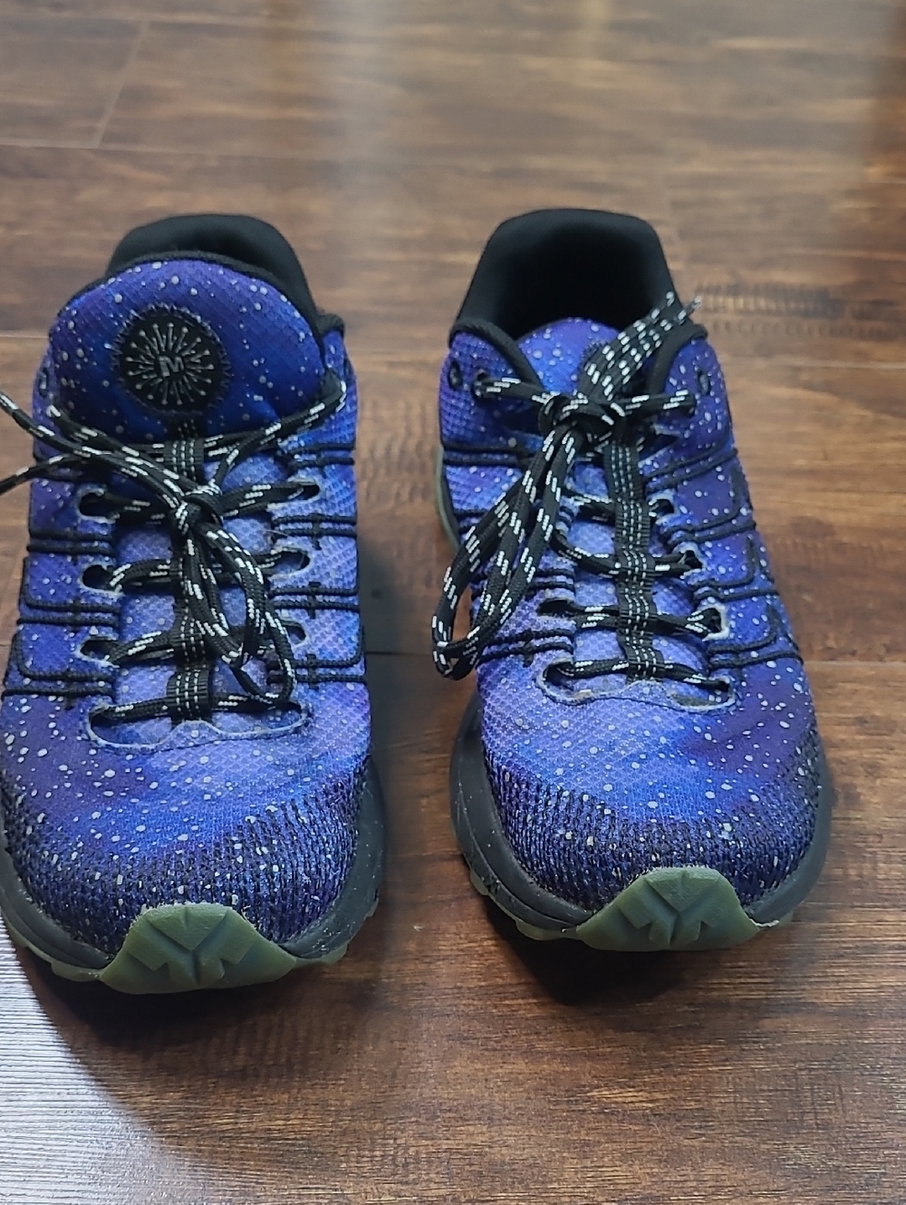 Merrell Moab Flight Women's 7.5  Trail Running Shoes Midnight Galaxy Vibram - Picture 2 of 9